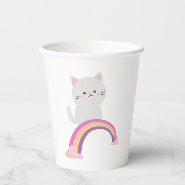 Gobelets En Papier Cutie Kitten Cat                    (Recto)