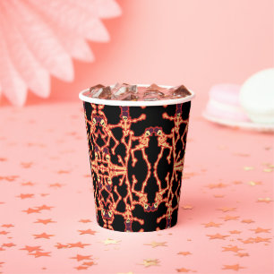 Gobelets En Papier Dancing Skeletons Amusants Coupe d'Halloween