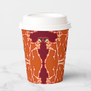 Gobelets En Papier Dancing Skeletons Halloween Fun Paper Cup