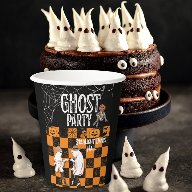 GOBELETS EN PAPIER DANSE D'HALLOWEEN  (Créateur téléchargé)