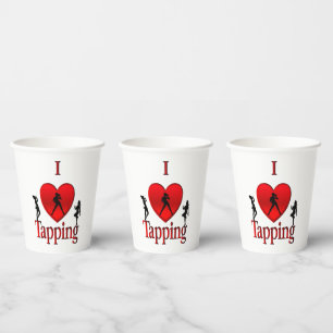 Gobelets En Papier Danse I Heart Tap