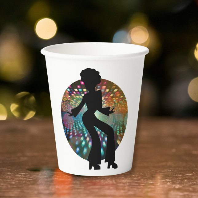 Gobelets En Papier Danseur Disco (Créateur téléchargé)