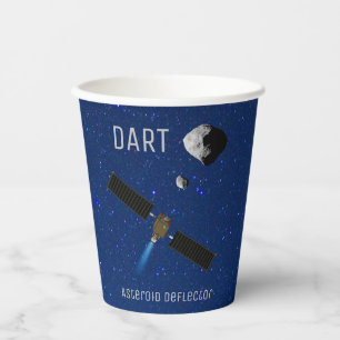 Gobelets En Papier DART Astéroïde Déflecteur Spacecraft
