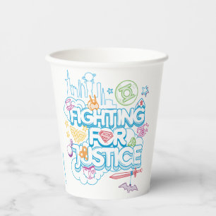 Gobelets En Papier DC Super Hero Girls Fighting For Justice
