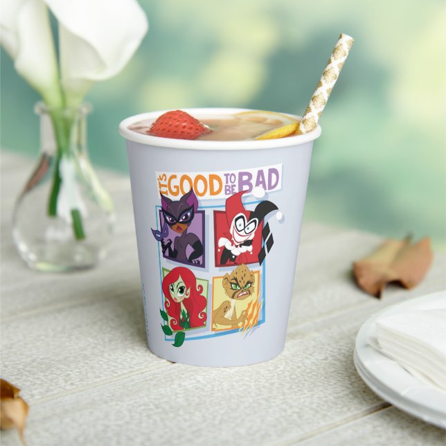 Gobelets En Papier DC Super Villain Girls C'est bon d'être mauvais (Insitu)