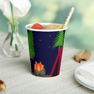 Gobelets en papier de camping