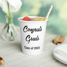 Décor de la partie de graduation - Coupe de papier