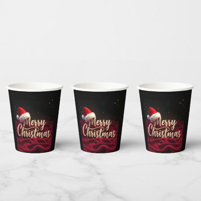 Gobelets En Papier Décorations de Noël  (Multi)