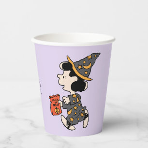 Gobelets En Papier Déguisement de sorcière Lucy Peanuts Halloween