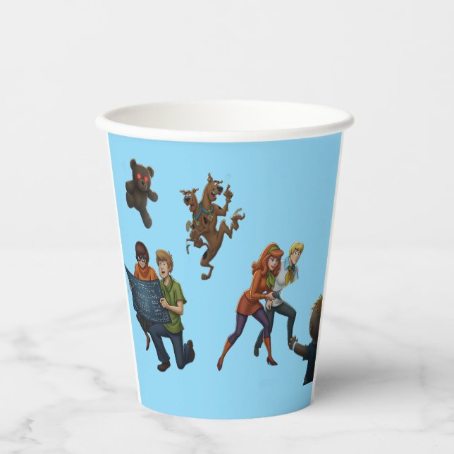 Gobelets En Papier Démasquer la terreur du fabricant de jouets (Recto)