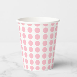 Gobelets En Papier Design Pois rose