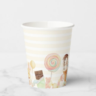 Gobelets En Papier Deux Douces Coupelles en Papier pour Anniversaire