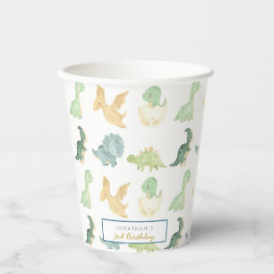 Gobelets En Papier Dino Party Dino mite Anniversaire