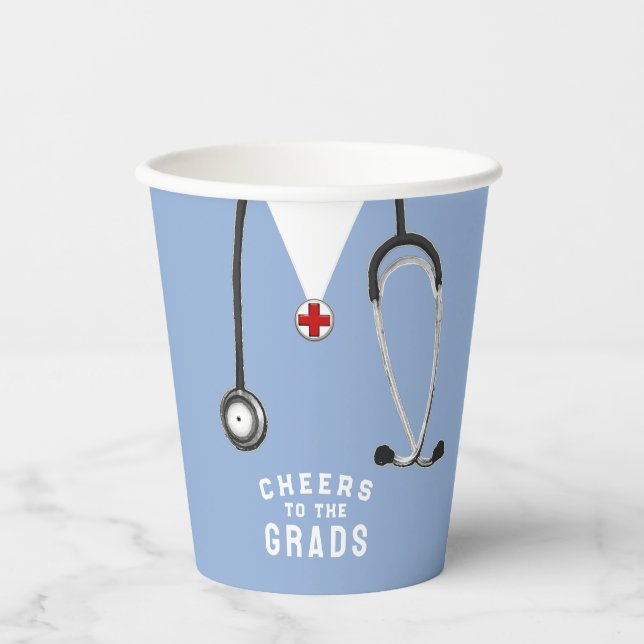Gobelets En Papier Diplôme de fin d'études de médecine (Recto)