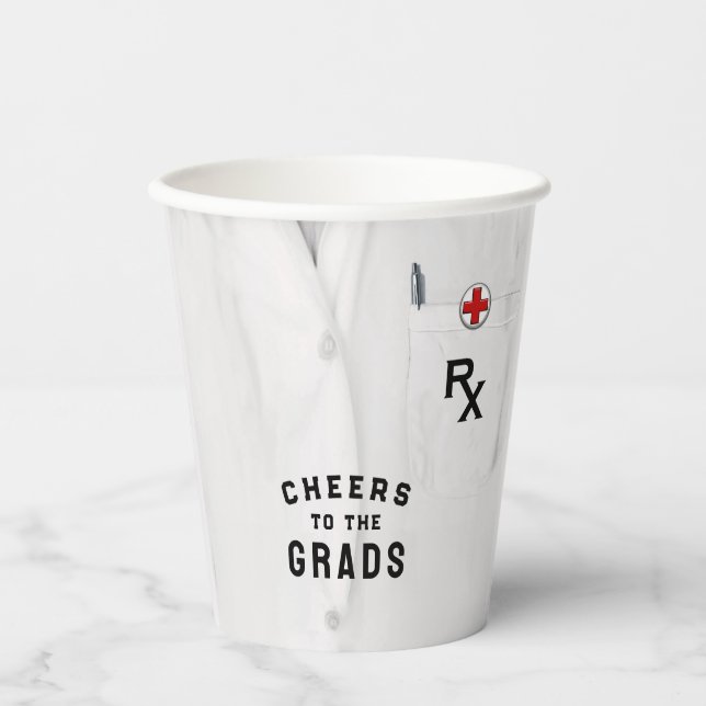 Gobelets En Papier Diplôme de l'École de Pharmacie (Recto)