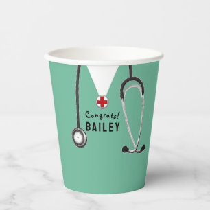 Gobelets En Papier Diplôme de l'école de soins infirmiers