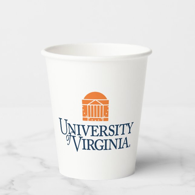 Gobelets En Papier Diplômé de l'Université de Virginie (Recto)