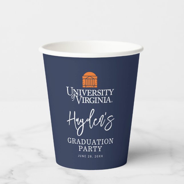 Gobelets En Papier Diplôme de l'Université de Virginie (Recto)