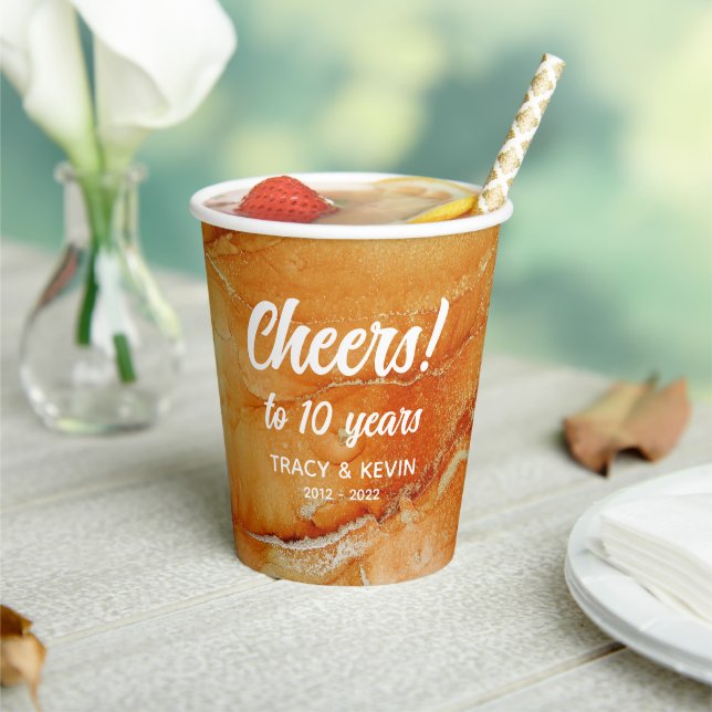 Gobelets En Papier do-it-yourself anniversaire (Insitu)