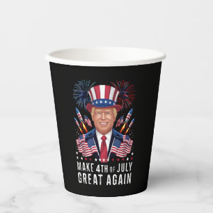Gobelets En Papier Donald Trump rend le 4 juillet à nouveau génial