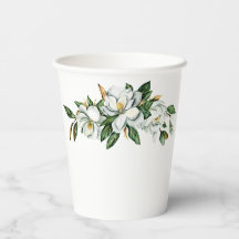 Douce Mariage de Fleurs de Magnolia à l'Aquarelle