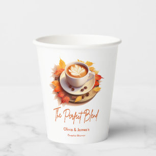 Gobelets En Papier Douche de couple automne La combinaison parfaite