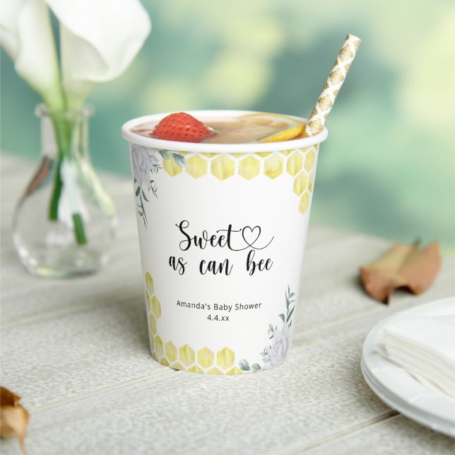 Gobelets En Papier Doux comme peut l'être une abeille -  (Insitu)