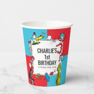 Gobelets En Papier Dr. Seuss - Caractères   ANNIVERSAIRE DE ENFANT