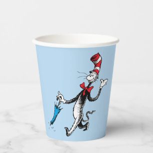 Gobelets En Papier Dr. Seuss Le Chat dans le Chapeau Marche au para