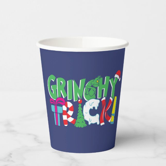 Gobelets En Papier Dr. Seuss | Tour de Grinch (Gauche)