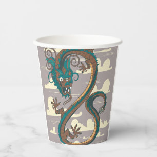 Gobelets En Papier Dragon Chinois