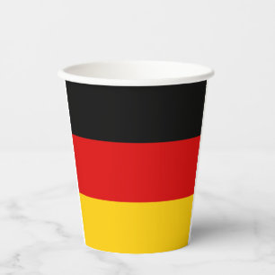 Gobelets En Papier Drapeau allemand