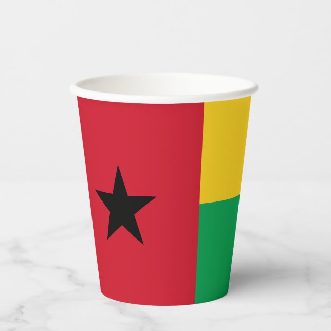 Gobelets En Papier Drapeau de la Guinée-Bissau (Recto)
