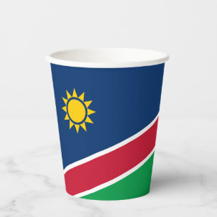 Gobelets En Papier Drapeau de la Namibie