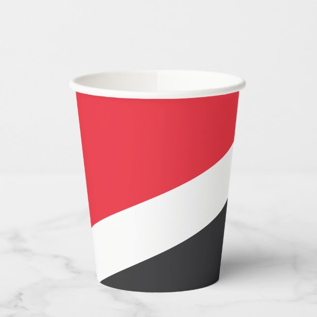 Gobelets En Papier Drapeau de la Principauté de Sealand (Gauche)