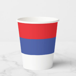 Gobelets En Papier Drapeau de la Republika Srpska