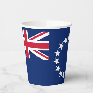 Gobelets En Papier Drapeau des îles Cook