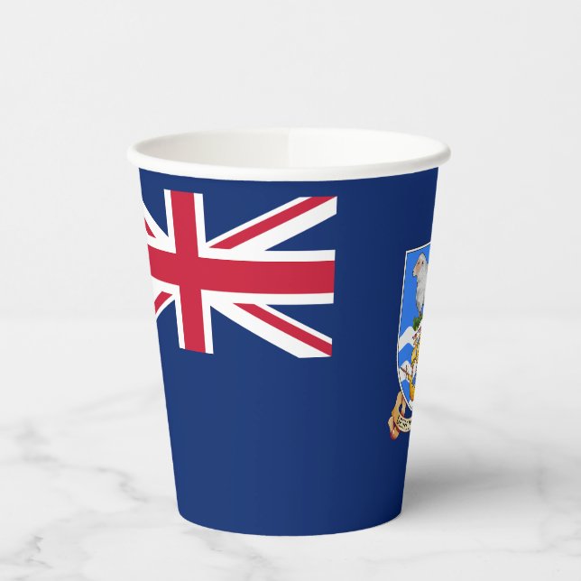 Gobelets En Papier Drapeau des îles Falkland (Gauche)