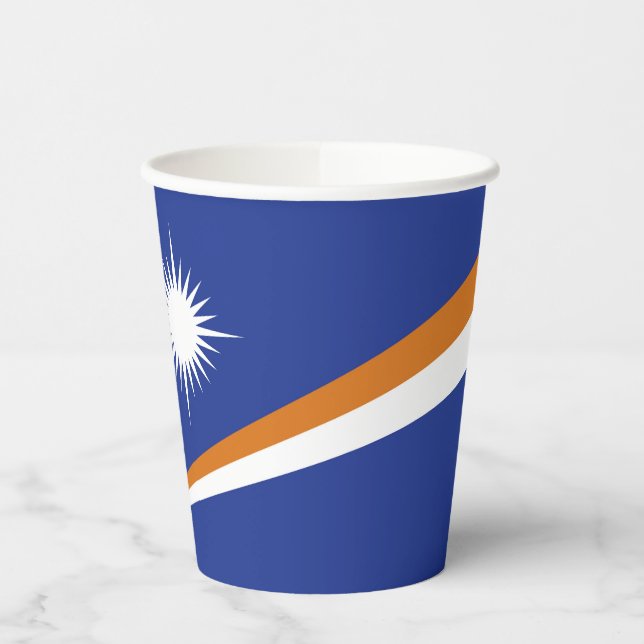 Gobelets En Papier Drapeau des Îles Marshall (Gauche)