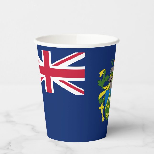 Gobelets En Papier Drapeau des îles Pitcairn (Gauche)