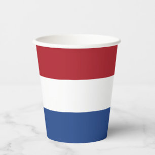 Gobelets En Papier Drapeau des Pays-Bas