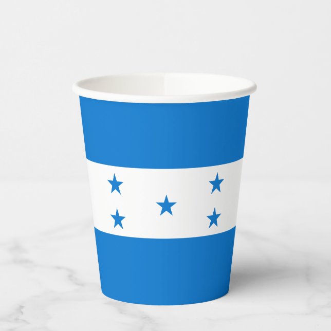 Gobelets En Papier Drapeau du Honduras (Gauche)