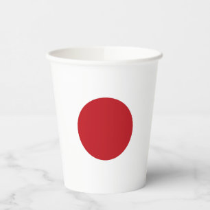 Gobelets En Papier Drapeau du Japon