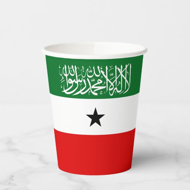 Gobelets En Papier Drapeau du Somaliland (Gauche)