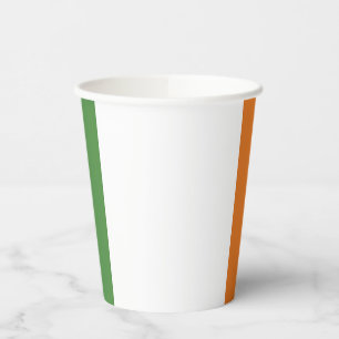 Gobelets En Papier Drapeau irlandais