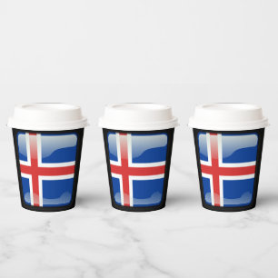 Gobelets En Papier Drapeau_Islande