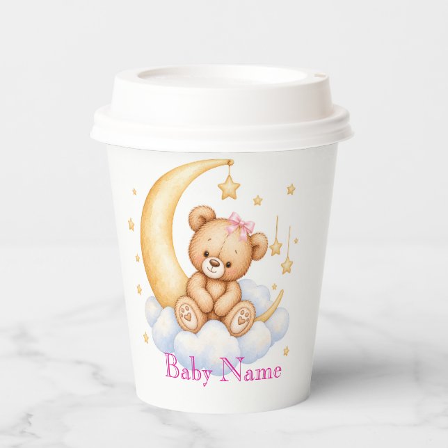 Gobelets En Papier Dreamy Teddy Bear (Recto)