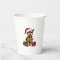 Éclairage Noël Chapeau chinois Chien chassé Christ