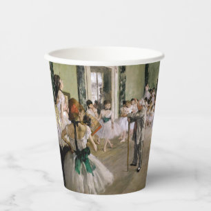 Gobelets En Papier Edgar Degas - La Classe de danse