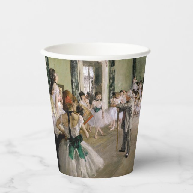 Gobelets En Papier Edgar Degas - La Classe de danse (Recto)